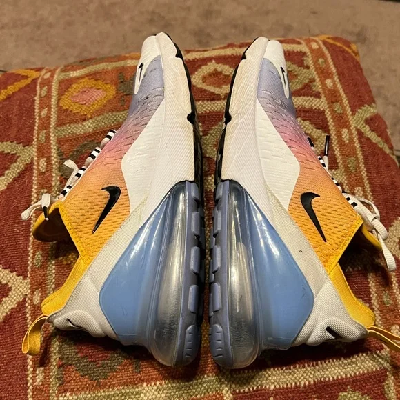 7 Mens Ladies 8.5 Nike Air Max 270 Gradient University AH8050-702 - Picture 9 of 13
